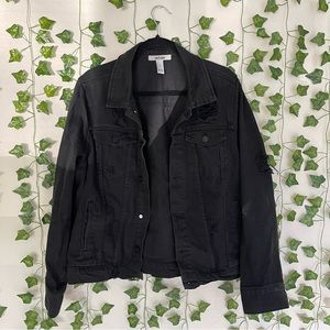 Refuge Black Denim/Jean Jacket